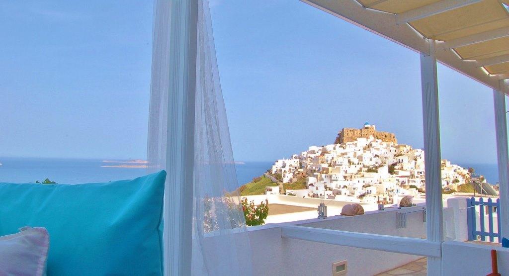 Ferienwohnung Aspro Mple Astypálaia Exterior foto