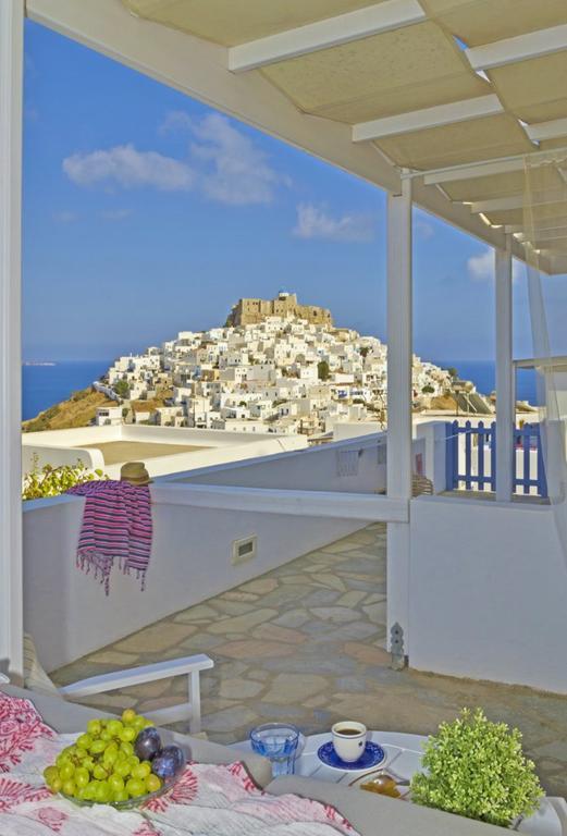 Ferienwohnung Aspro Mple Astypálaia Exterior foto