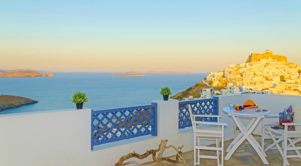 Ferienwohnung Aspro Mple Astypálaia Exterior foto
